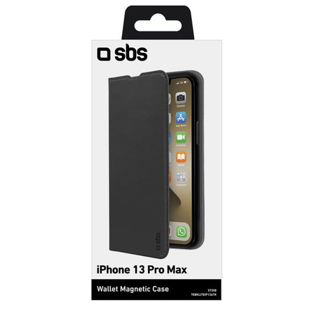 SBS - Maska Book Wallet Lite za iPhone 13 Pro Max, crna