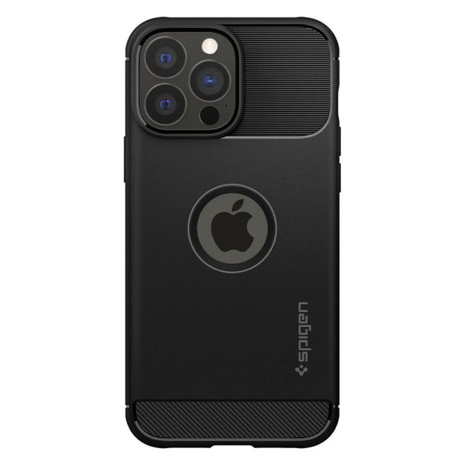 Spigen - Maska Rugged Armor za iPhone 13 Pro, crna