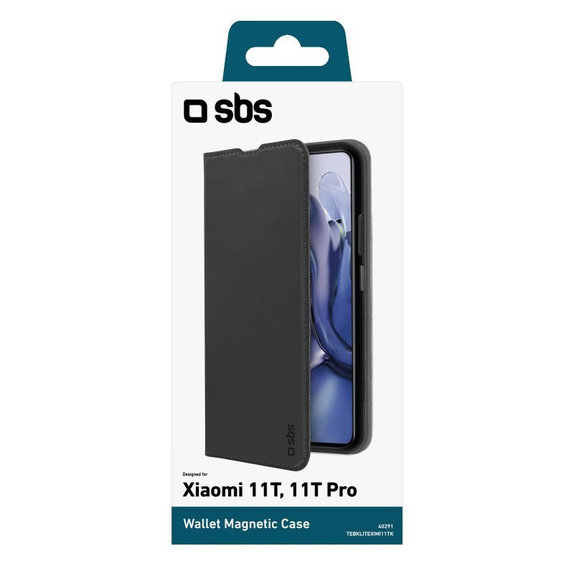 SBS - Maska Book Wallet Lite za Xiaomi 11T, 11T Pro, crna