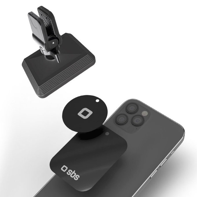 SBS - Auto držač za ventilaciju, magnetni, pravokutni, crni