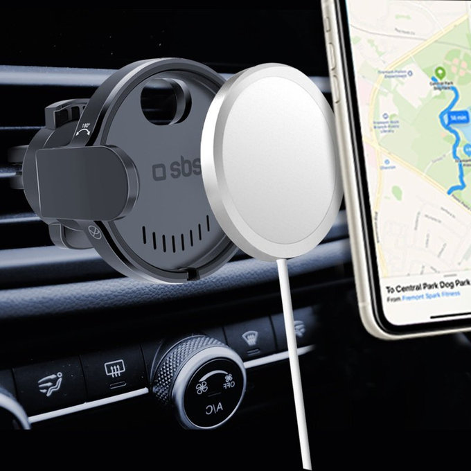 SBS - Auto držač za auto sa MagSafeom, crni
