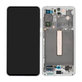Samsung Galaxy S21 FE G990B - LCD zaslon + zaslon osjetljiv na dodir + okvir (bijeli) - GH82-26414B, GH82-26420B, GH82-26590B Originalni servisni paket