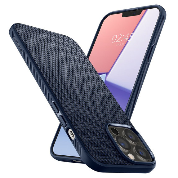 Spigen - Maska Liquid Air za iPhone 13 Pro Max, plava
