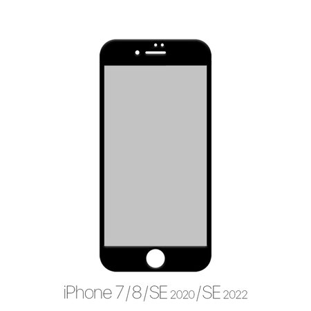 FixPremium Privacy Anti-Spy Glass - Kaljeno staklo za iPhone 7, 8, SE 2020 & SE 2022