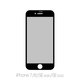 FixPremium Privacy Anti-Spy Glass - Kaljeno staklo za iPhone 7, 8, SE 2020 & SE 2022