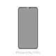 FixPremium Privacy Anti-Spy Glass - Kaljeno staklo za iPhone X, XS i 11 Pro