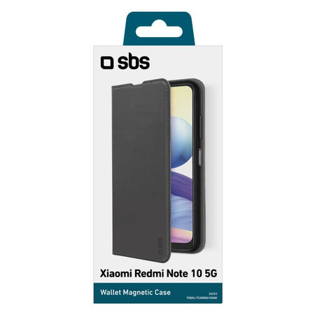 SBS - Maska Book Wallet Lite za Xiaomi Redmi Note 10 5G, Poco M3 Pro 5G, crna