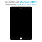 Apple iPad Mini 5 - LCD zaslon + zaslon osjetljiv na dodir (Black) Refurbished