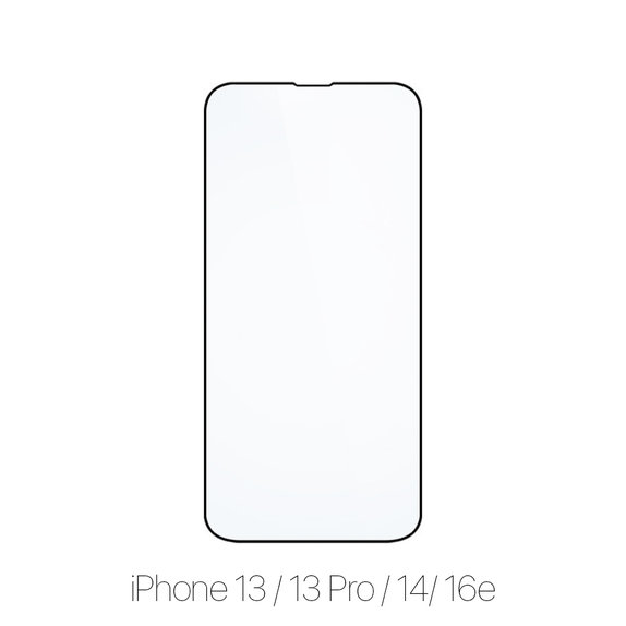 FixPremium FullCover Glass - Kaljeno Staklo za iPhone 13, 13 Pro, 14 i 16e