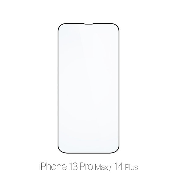 FixPremium FullCover Glass - Kaljeno staklo za iPhone 13 Pro Max & 14 Plus