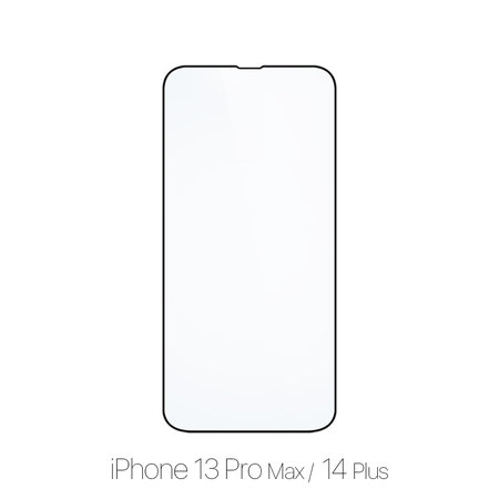 FixPremium FullCover Glass - Kaljeno staklo za iPhone 13 Pro Max & 14 Plus
