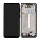 Samsung Galaxy A33 5G A336B - LCD zaslon + zaslon osjetljiv na dodir + okvir (crni) - GH82-28143A, GH82-28144A Originalni servisni paket