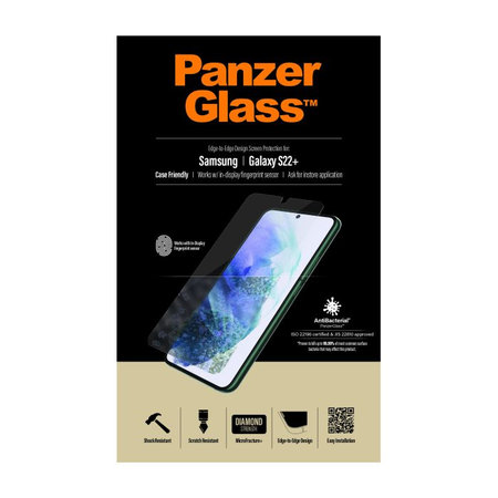 PanzerGlass - Tempered Glass Case Friendly AB za Samsung Galaxy S22+, prozirno