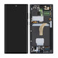 Samsung Galaxy S22 Ultra S908B - LCD zaslon + zaslon osjetljiv na dodir + okvir (Phantom Black) - GH82-27488A, GH82-27489A Originalni servisni paket