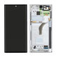 Samsung Galaxy S22 Ultra S908B - LCD zaslon + zaslon osjetljiv na dodir + okvir (Phantom White) - GH82-27488C, GH82-27489C Originalni servisni paket