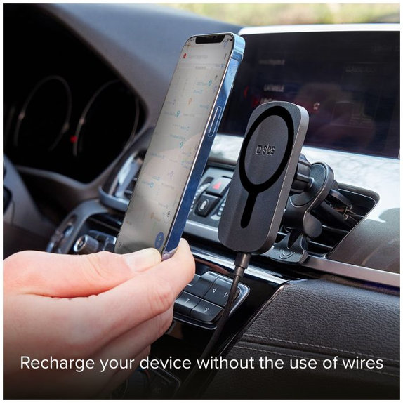 SBS - MagCharge auto držač za MagSafe punjenje u ventilacijski otvor, crni