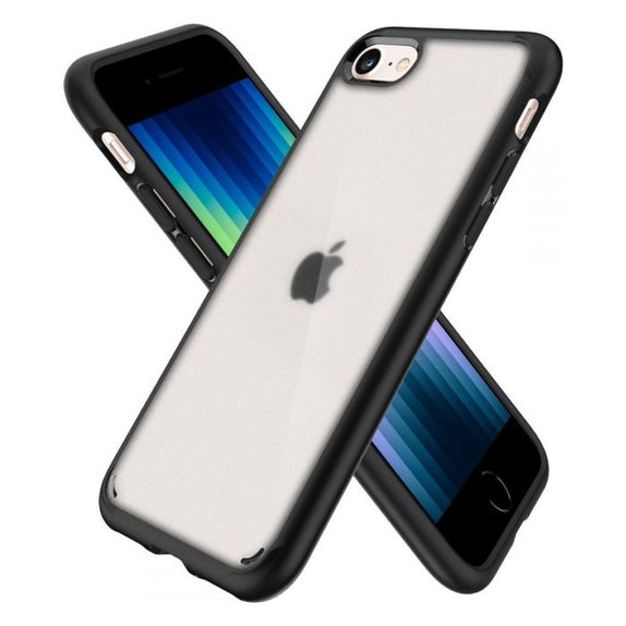 Spigen - Maska Ultra Hybrid za iPhone 7, 8, SE 2020 & SE 2022, Frost Black