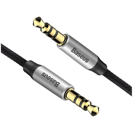 Baseus - Aux kabel (1m), srebrno/crni