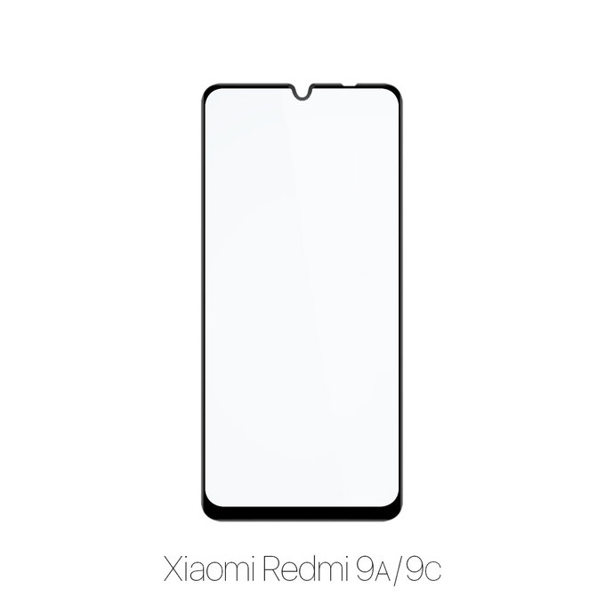 FixPremium FullCover Glass - Kaljeno staklo za Xiaomi Redmi 9A & 9C