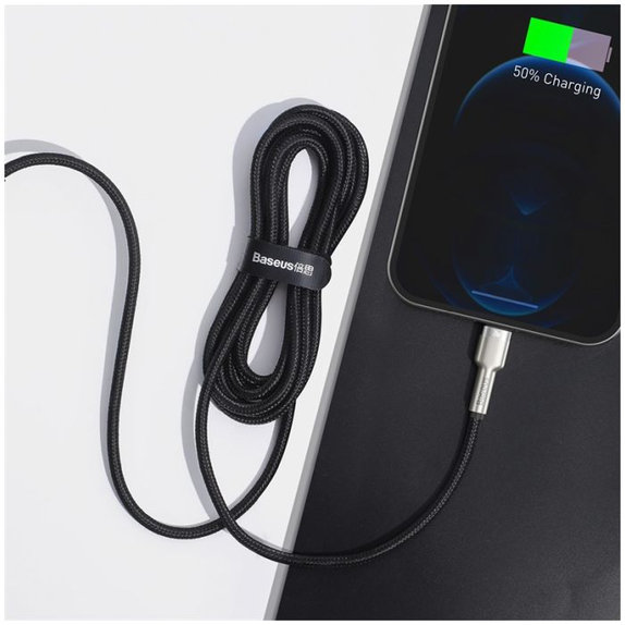 Baseus - Lightning / USB-C kabel (2m), crni
