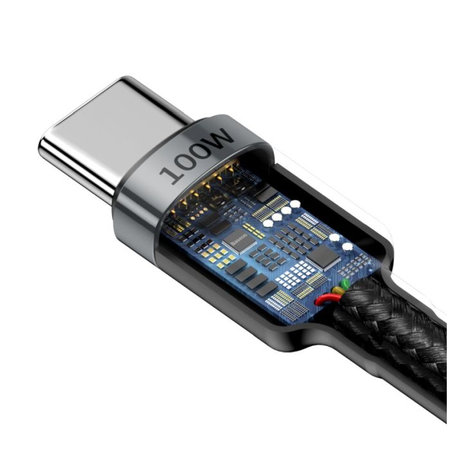 Baseus - USB-C / USB-C kabel (2m), crni