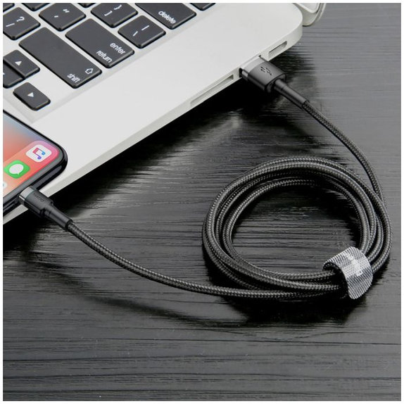 Baseus - Lightning / USB kabel (1m), crni