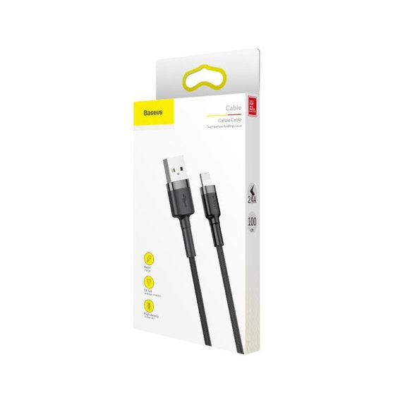 Baseus - Lightning / USB kabel (1m), crni