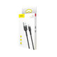 Baseus - Lightning / USB kabel (1m), crni