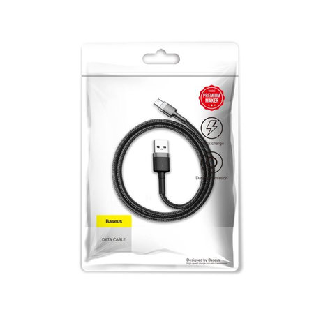 Baseus - USB-C / USB kabel (0,5 m), crni