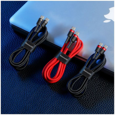 Baseus - USB-C / USB-C kabel (2m), crni