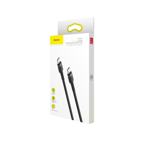 Baseus - USB-C / USB-C kabel (2m), crni