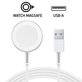 Magnetic charging kabel for Apple Watch, USB-A, 1 m, plastika, bulk