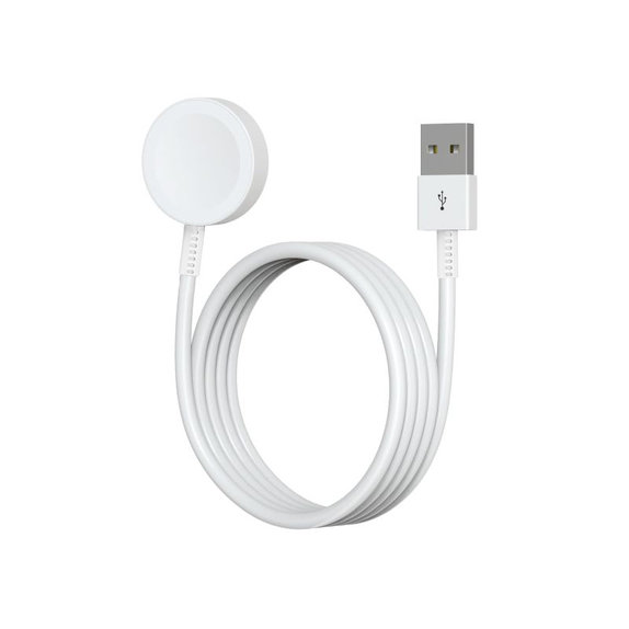 Magnetic charging kabel for Apple Watch, USB-A, 1 m, plastika, bulk