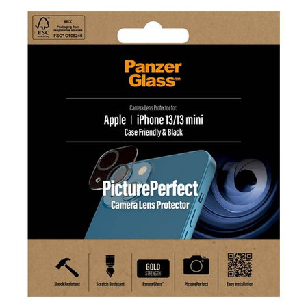 PanzerGlass - Zaštitni poklopac za objektiv kamere PicturePerfect za iPhone 13 mini & 13, prozirna