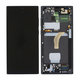 Samsung Galaxy S22 Ultra S908B - LCD zaslon + zaslon osjetljiv na dodir + okvir (Phantom Black) OLED