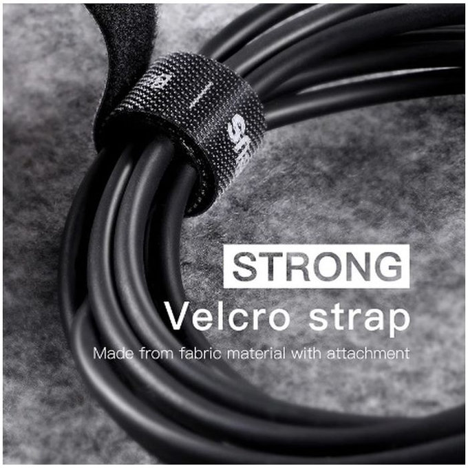 Baseus - Cable Organizer - Cable Tape (1m), siva