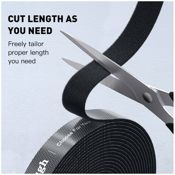 Elough - Organizator kabela - Traka za kabel (5 m), plava