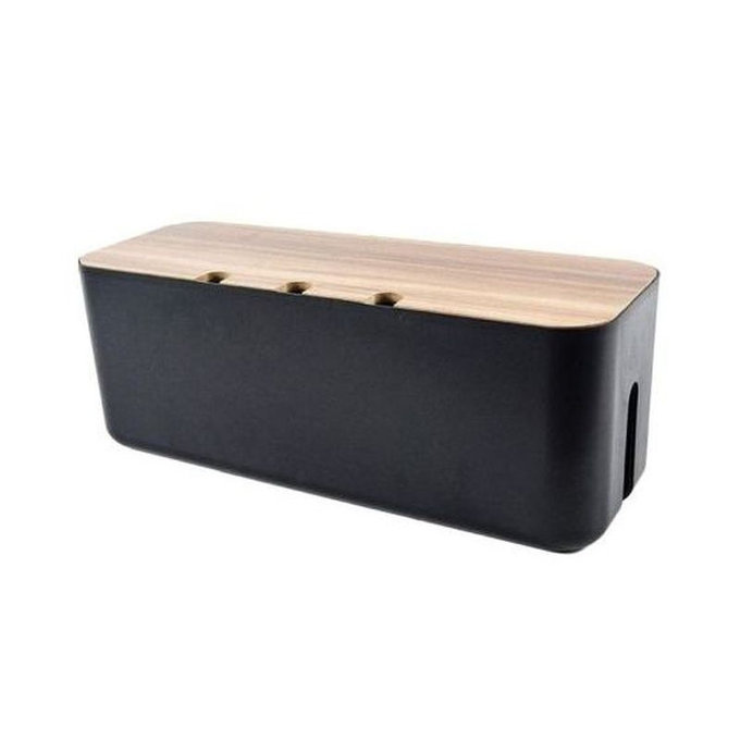 FixPremium - Organizator kabela - Kutija za kabele, crna