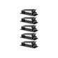 FixPremium - Organizator kabela - Stezaljke - Set od 5 komada, crni