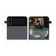 Samsung Galaxy Z Flip 4 F721B - LCD zaslon + zaslon osjetljiv na dodir + okvir (vanjski) (grafit) - GH97-27947A Originalni servisni paket