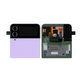 Samsung Galaxy Z Flip 4 F721B - LCD zaslon + zaslon osjetljiv na dodir + okvir (vanjski) (bora ljubičasta) - GH97-27947B Originalni servisni paket
