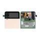 Samsung Galaxy Z Flip 4 F721B - LCD zaslon + zaslon osjetljiv na dodir + okvir (vanjski) (roza zlatna) - GH97-27947C Originalni servisni paket