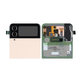 Samsung Galaxy Z Flip 4 F721B - LCD zaslon + zaslon osjetljiv na dodir + okvir (vanjski) (roza zlatna) - GH97-27947C Originalni servisni paket