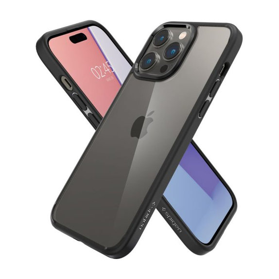 Spigen - Maska Ultra Hybrid za iPhone 14 Pro Max, mat crna