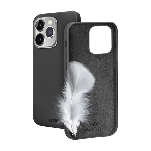 SBS - Maska Instinct za iPhone 14 Pro, crna