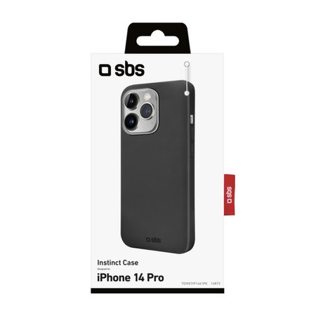 SBS - Maska Instinct za iPhone 14 Pro, crna