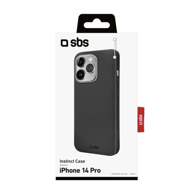 SBS - Maska Instinct za iPhone 14 Pro, crna