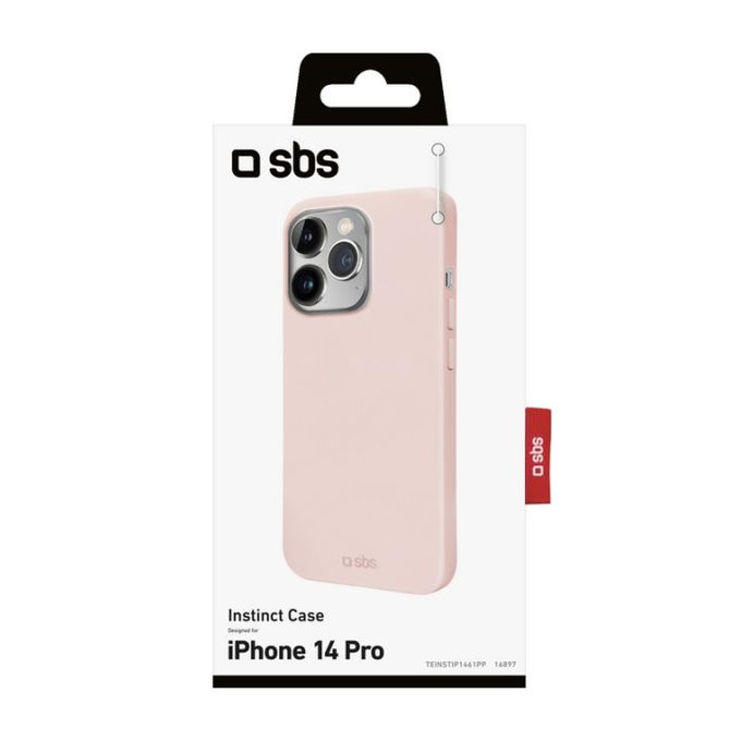 SBS - Maska Instinct za iPhone 14 Pro, roza