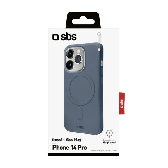 SBS - Maska Smooth Mag s MagSafe za iPhone 14 Pro, plava