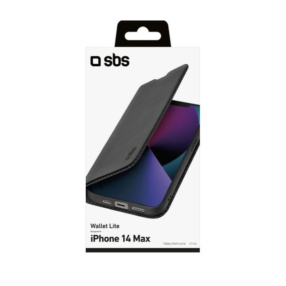 SBS - Maska Book Wallet Lite za iPhone 14 Plus, crna